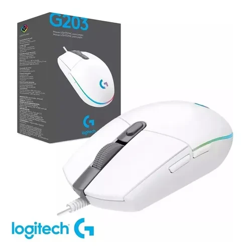Ratón Gaming Logitech G203 LightSync's foto | GameX |  BizneCubano