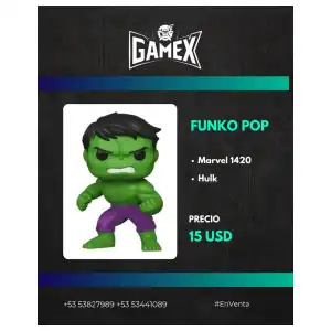 Funko PoP❗ Marvel Hulk ( 1420 ) miniatura 1